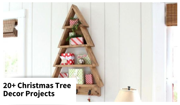 diy wood christmas tree decor projects