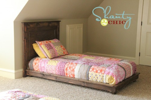 twin platform bed for kids