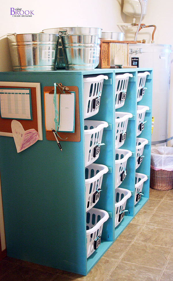 laundry basket organizer tower