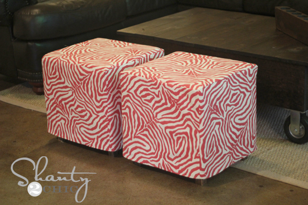 Upholstered cube discount