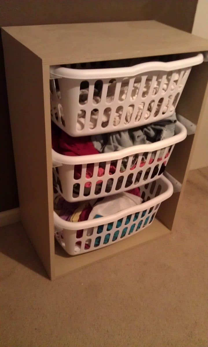 Laundry Basket Dresser | Ana White