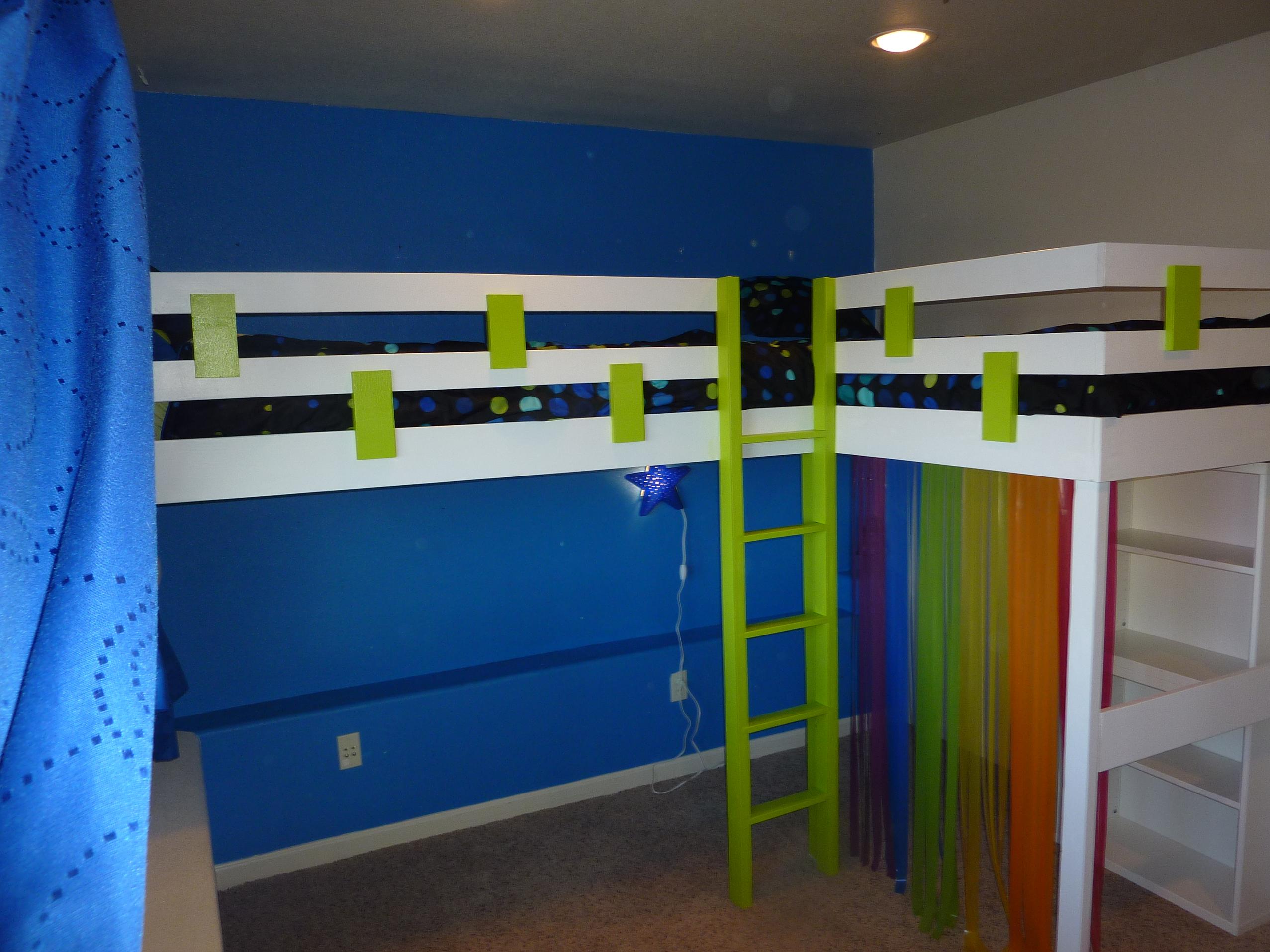 Double Loft Bed Ana White, How To Build A Double Bunk Bed