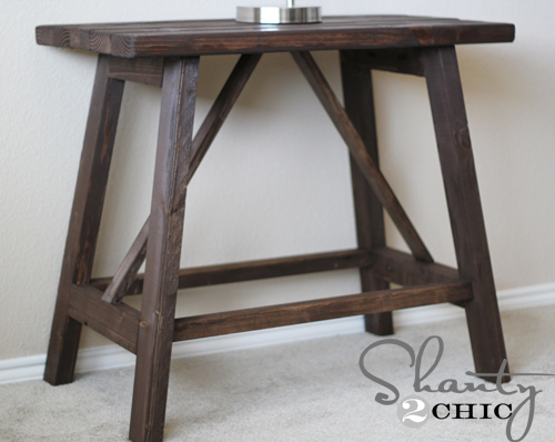 farmhouse style end table