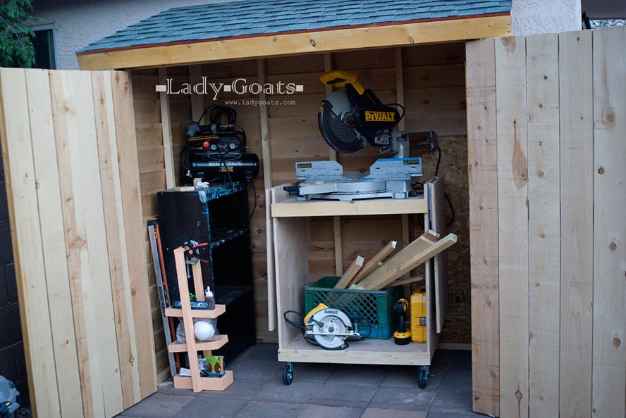 miter saw cart