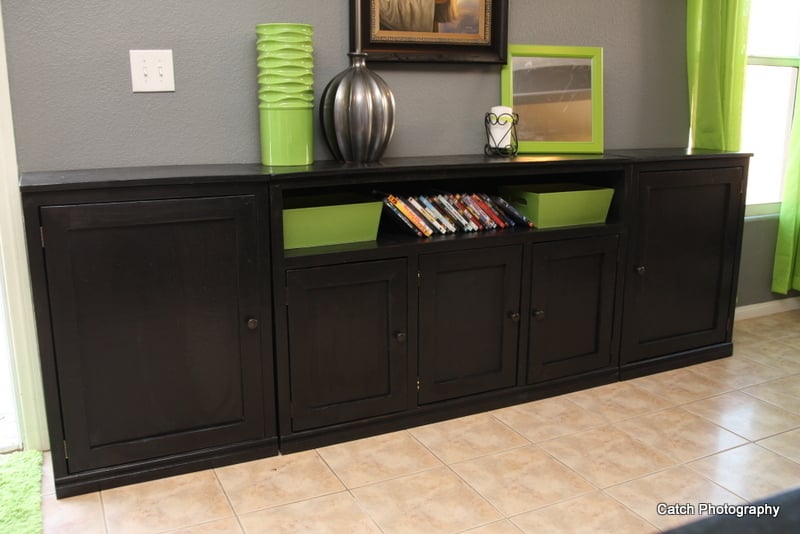 black entertainment center side cabinets woodworking plans