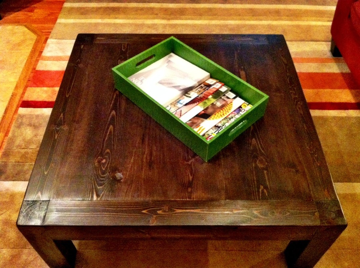 Square Parsons Coffee Table