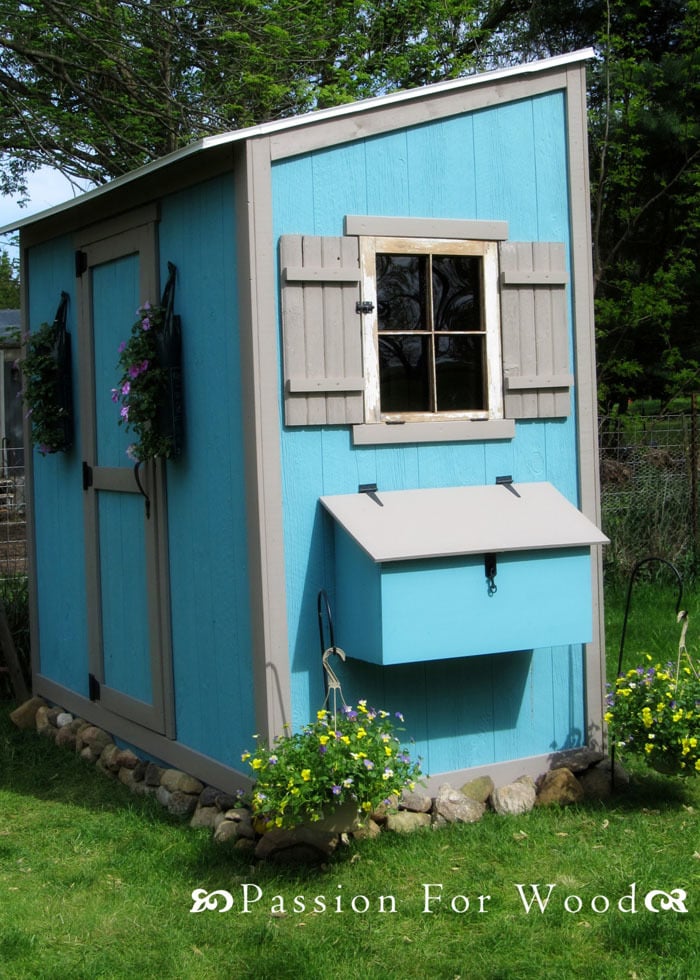 shed chicken coop ana white