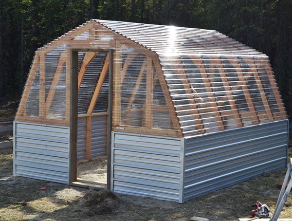 Barn Style Greenhouse Plans