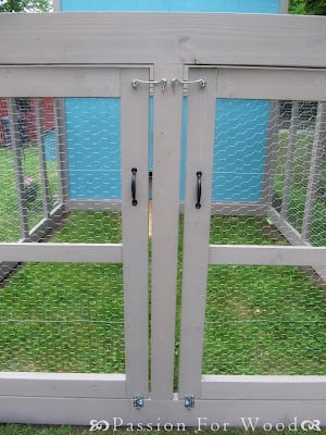 Chicken Coop Run for Shed Coop | Ana White