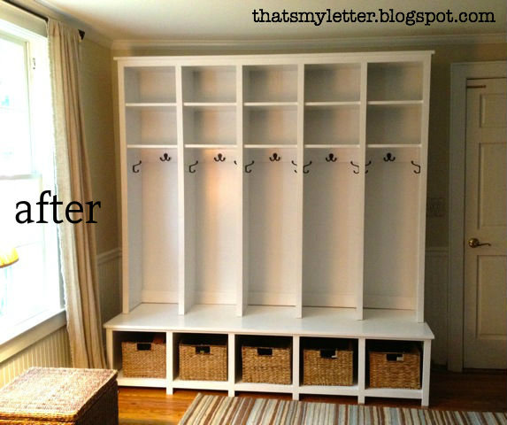 Mudroom Locker And Bench Unit Ana White