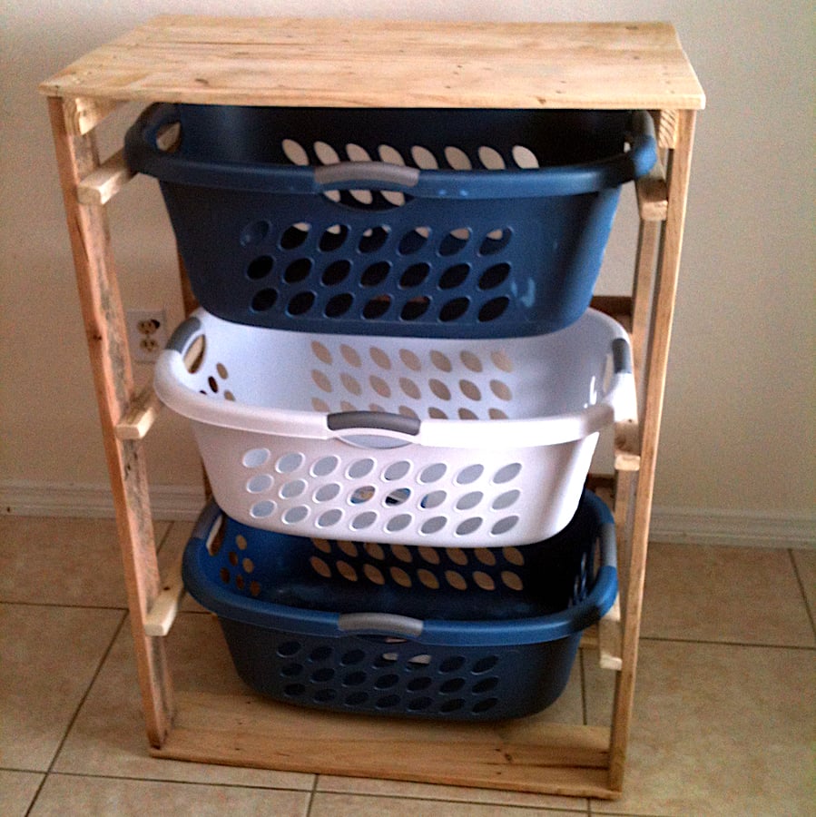 laundry basket organizer