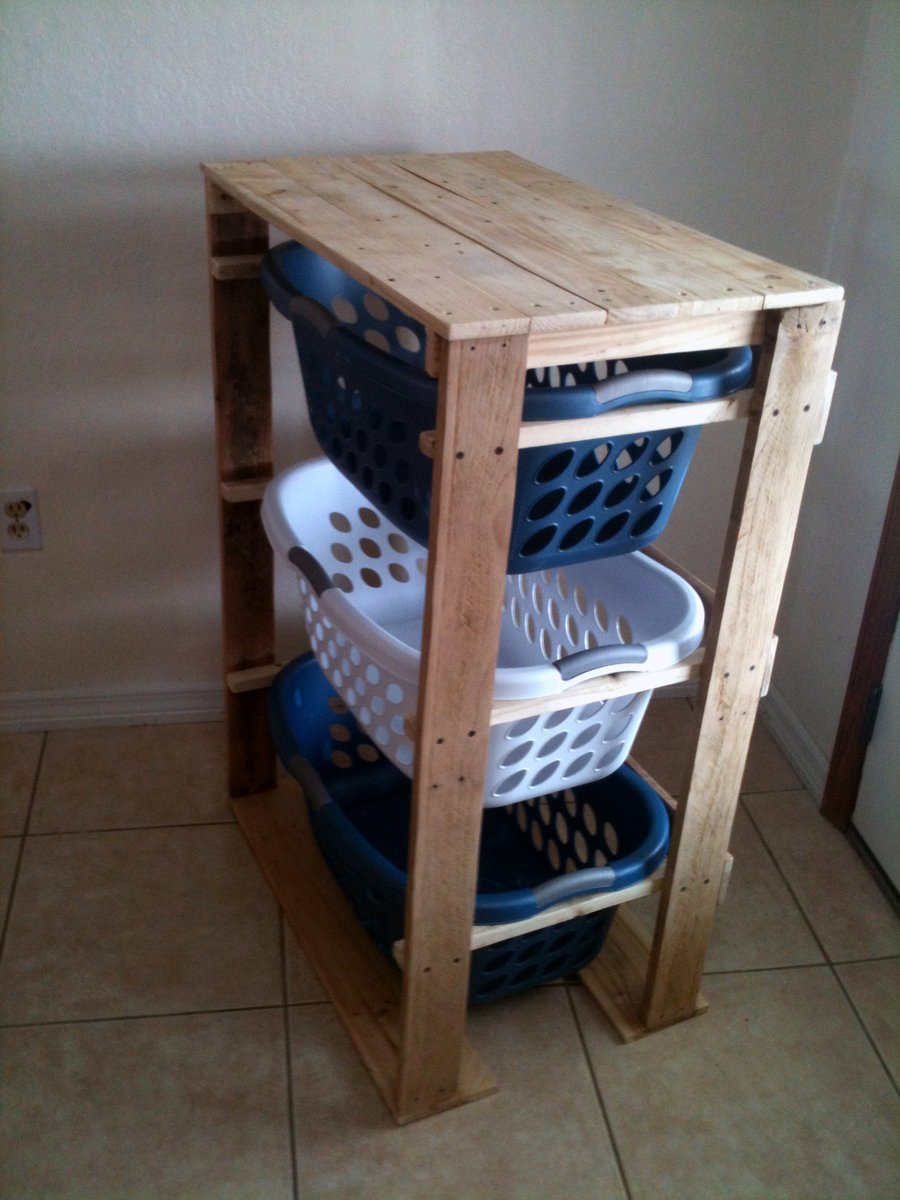Pallirondack Laundry Basket Dresser