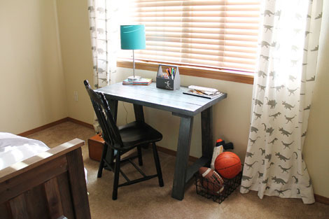 Simple Small Trestle Desk Ana White