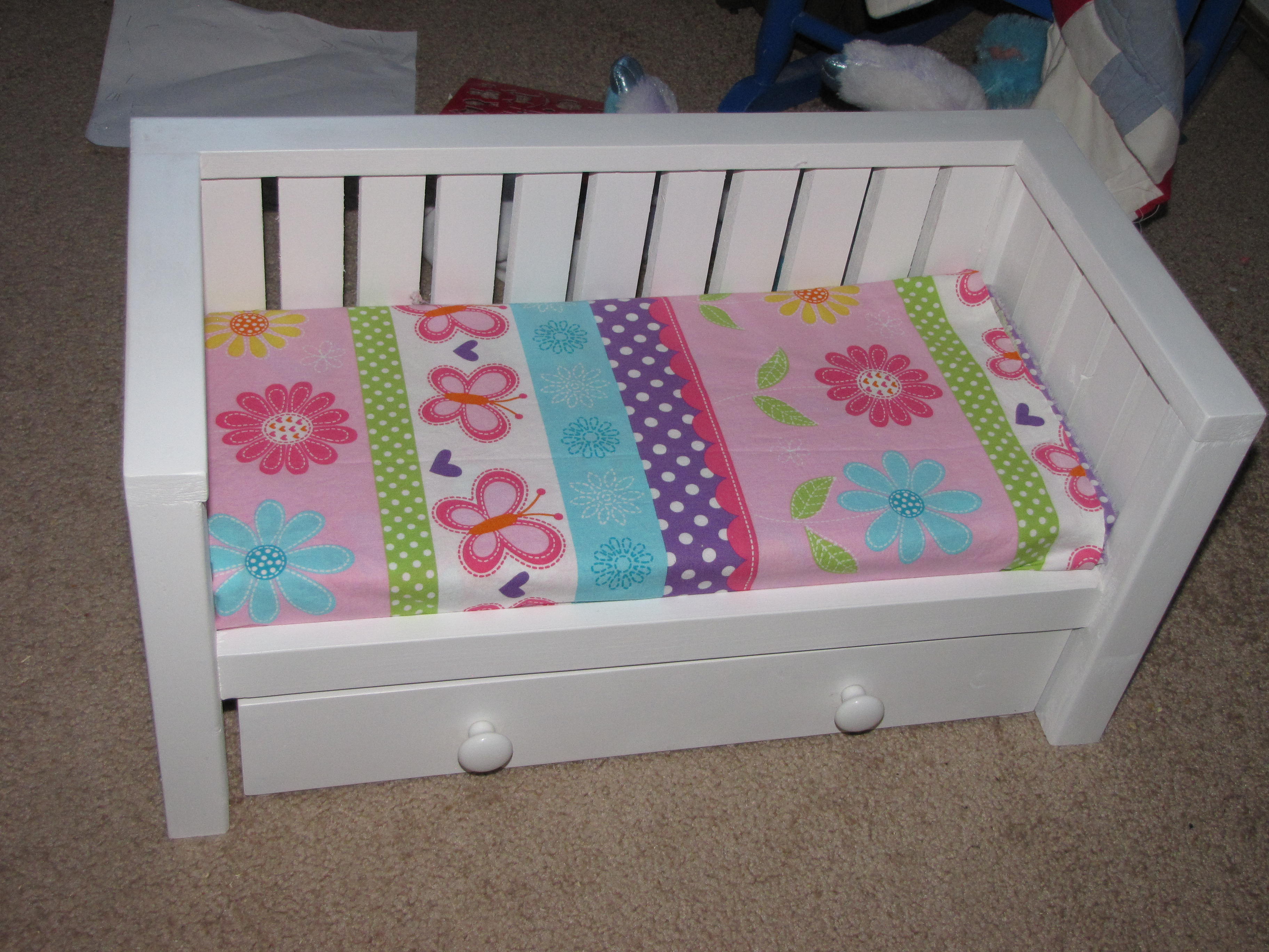 ana white doll bed