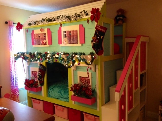 Our Sweet Pea Bunk Beds Ana White, Sweet Pea Bunk Bed