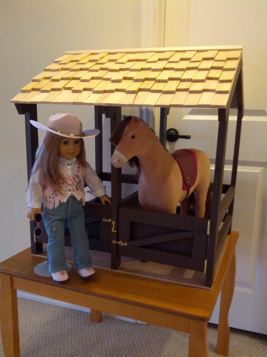 american girl doll horse stable