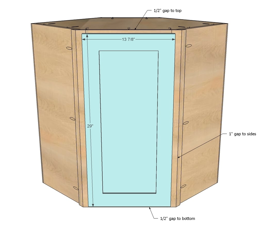 Wall Kitchen Corner Cabinet Ana White