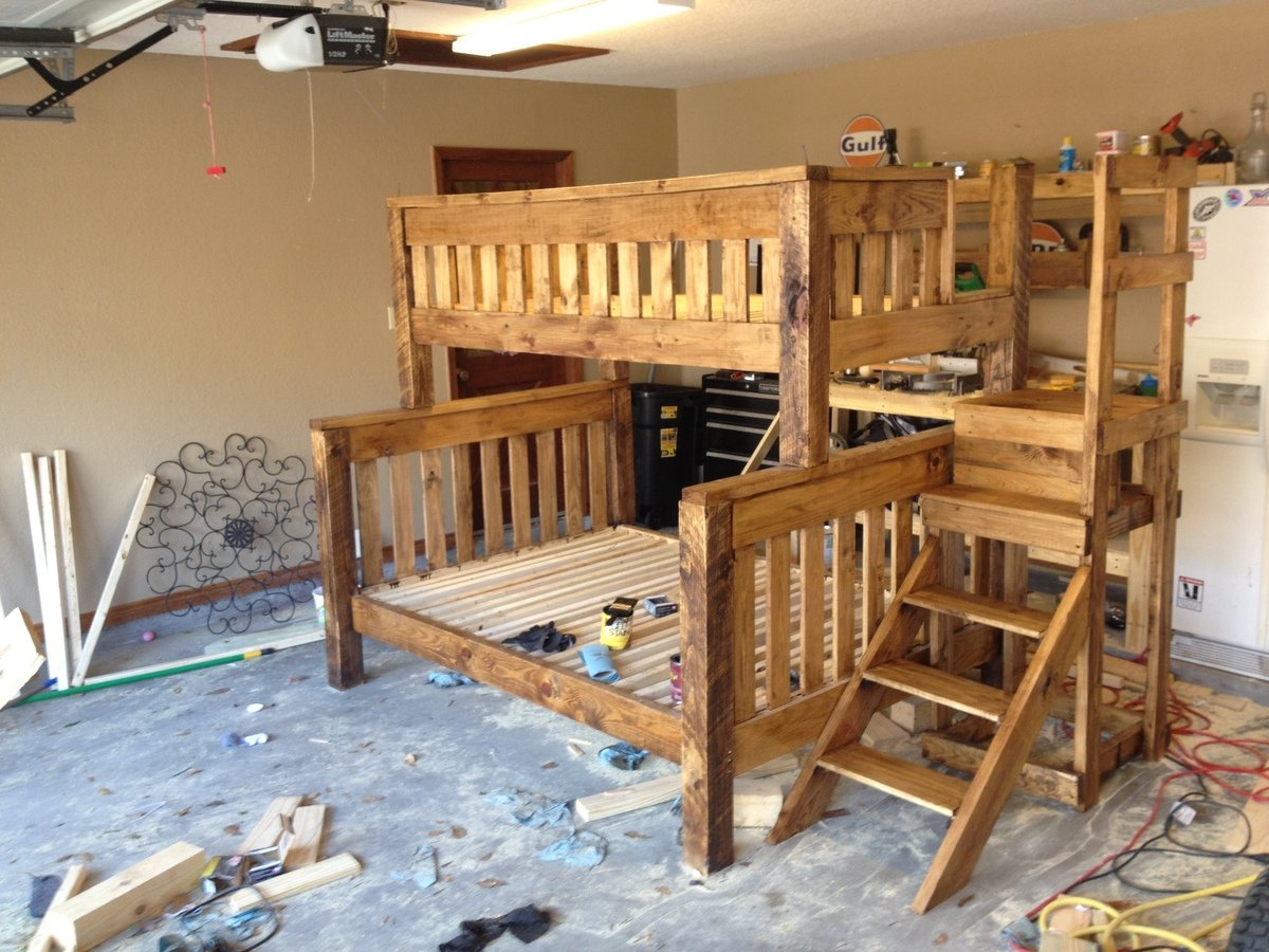 Ana white twin over full shop bunk bed