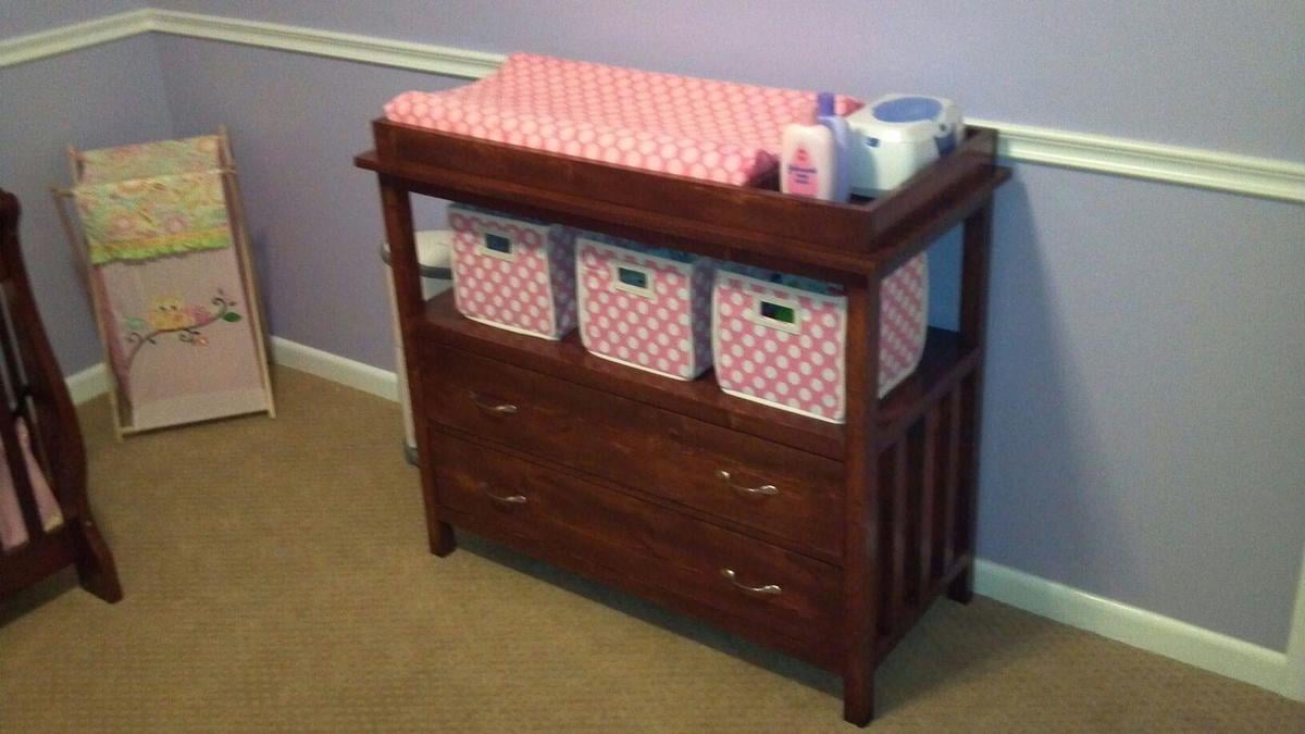 small changing table dresser