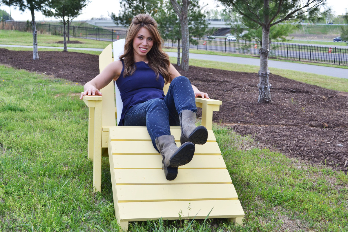 Easy Wooden DIY Footrest for Home or Office - Girl, Just DIY!