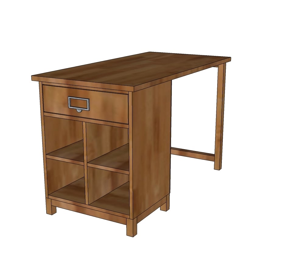 Schoolhouse Project Table Desk Ana White