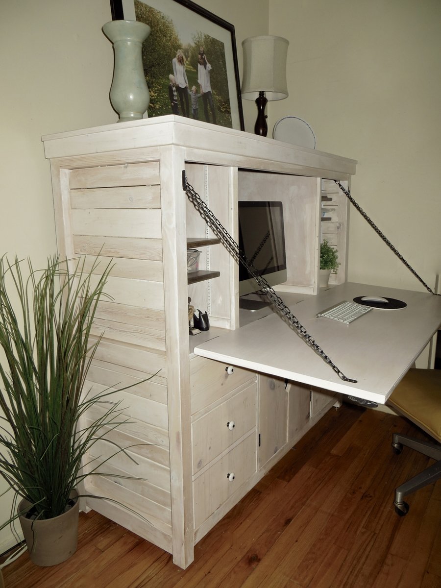 Drop Down Hutch Desk Ana White