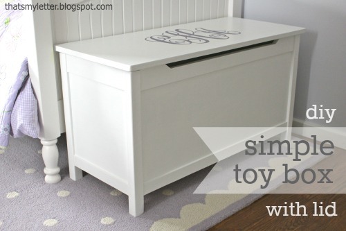 white toy box