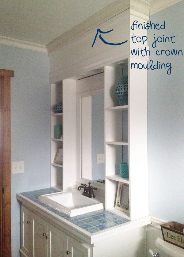 Vanity Hutch With Recessed Lights Ana, Recessed Lighting Over Bathroom Mirror