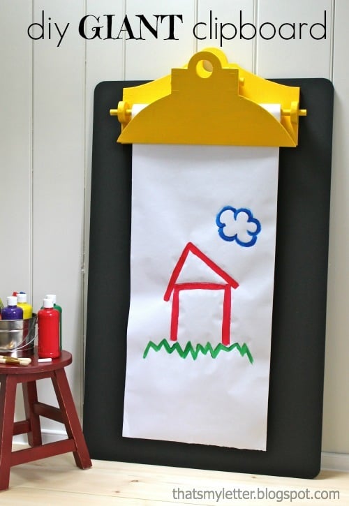 Giant Clipboard Wall Easel Chalkboard