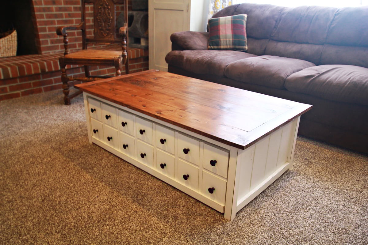 Apothecary end table discount