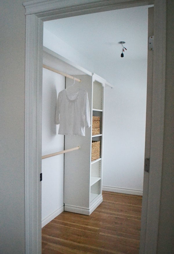 diy closet tower