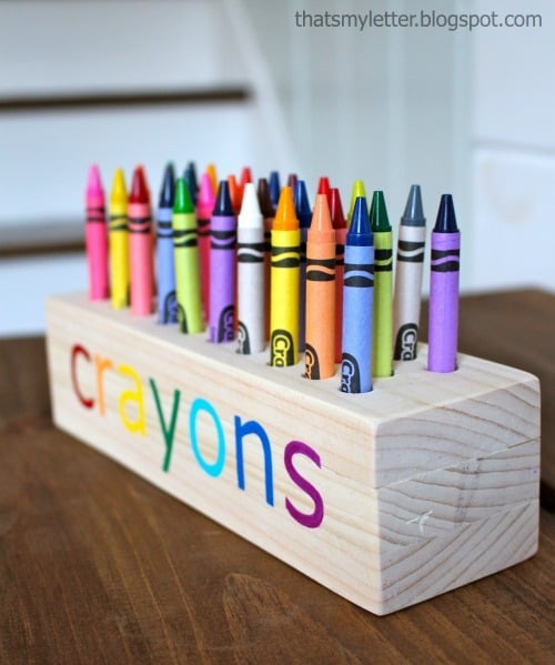 diy crayon holder