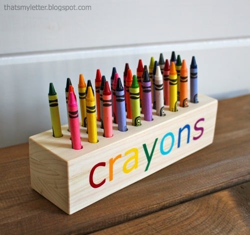 diy crayon holder