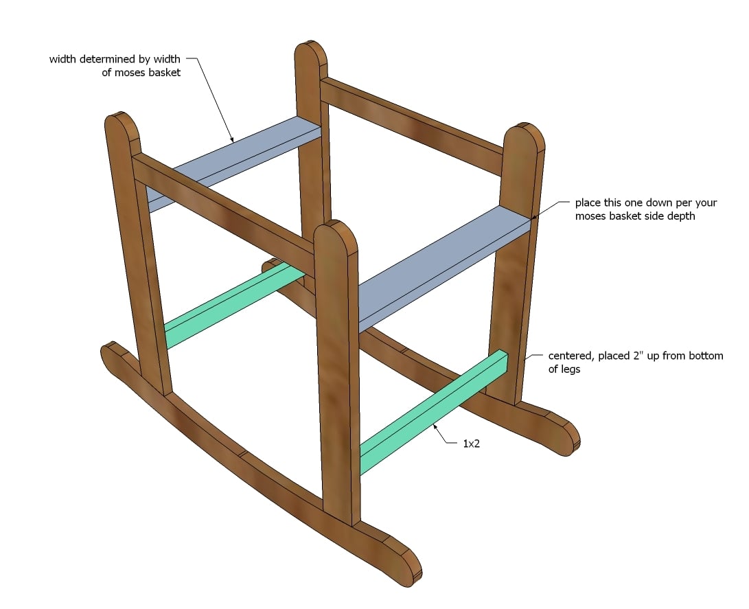 Moses basket stand diy 2025