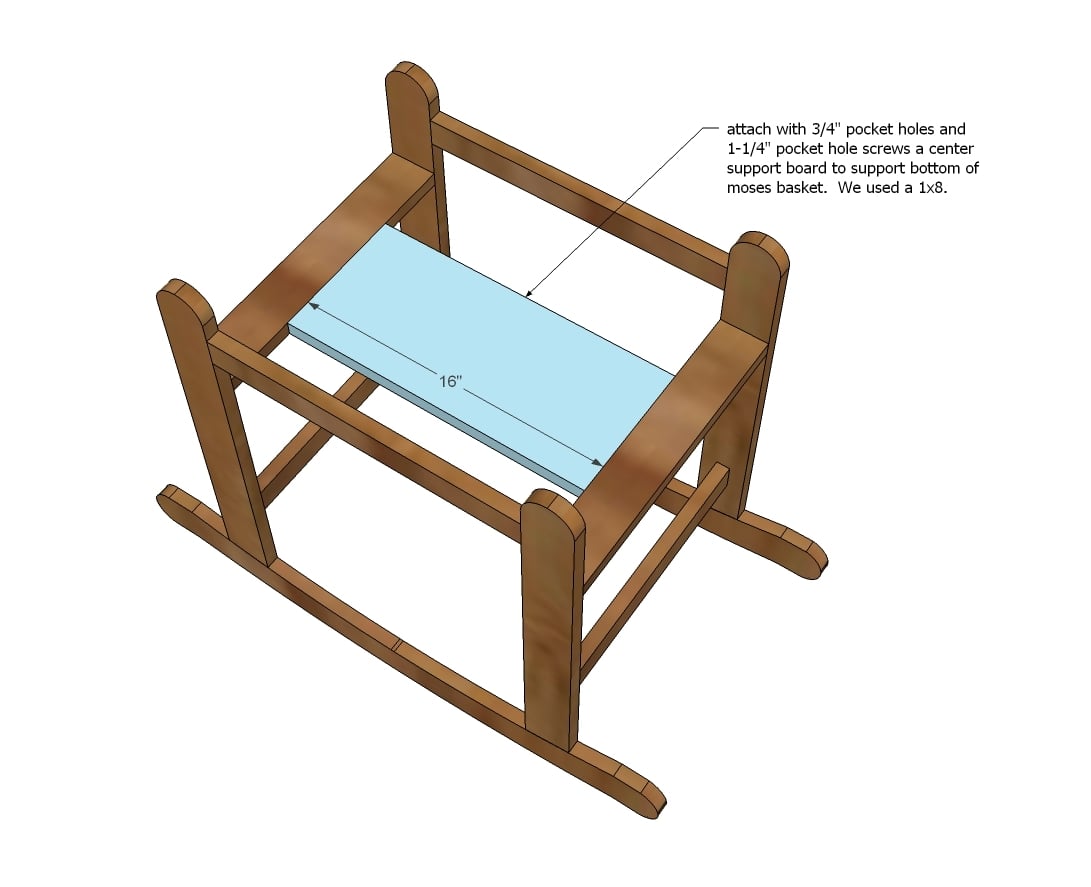Rocking Moses Basket Stand Ana White