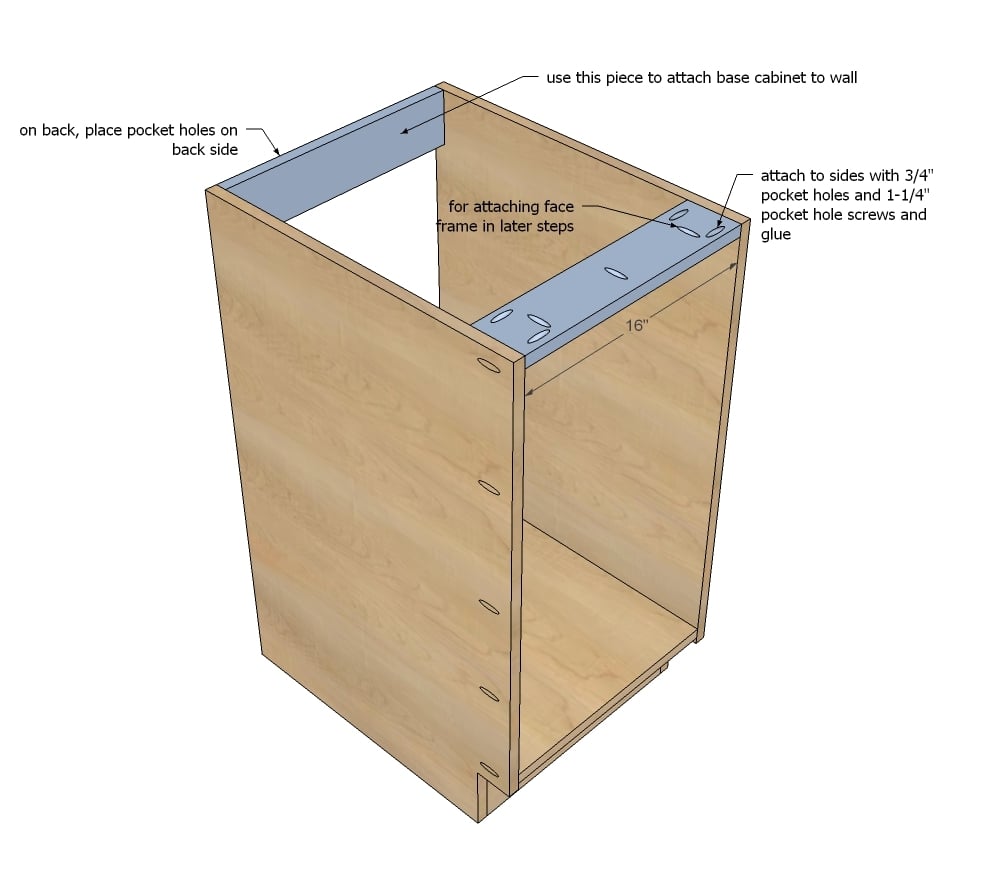 18 Kitchen Cabinet Drawer Base Ana White