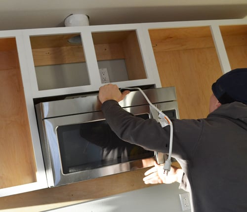 Microwave Vent Clearance from Range - Nonprofit Home Inspections