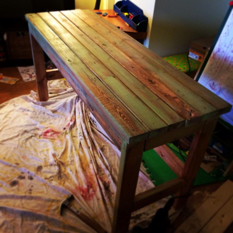 2x4 discount wood desk