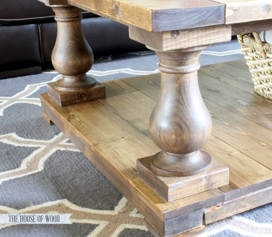 balustrade coffee table