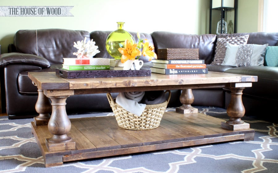 balustrade coffee table