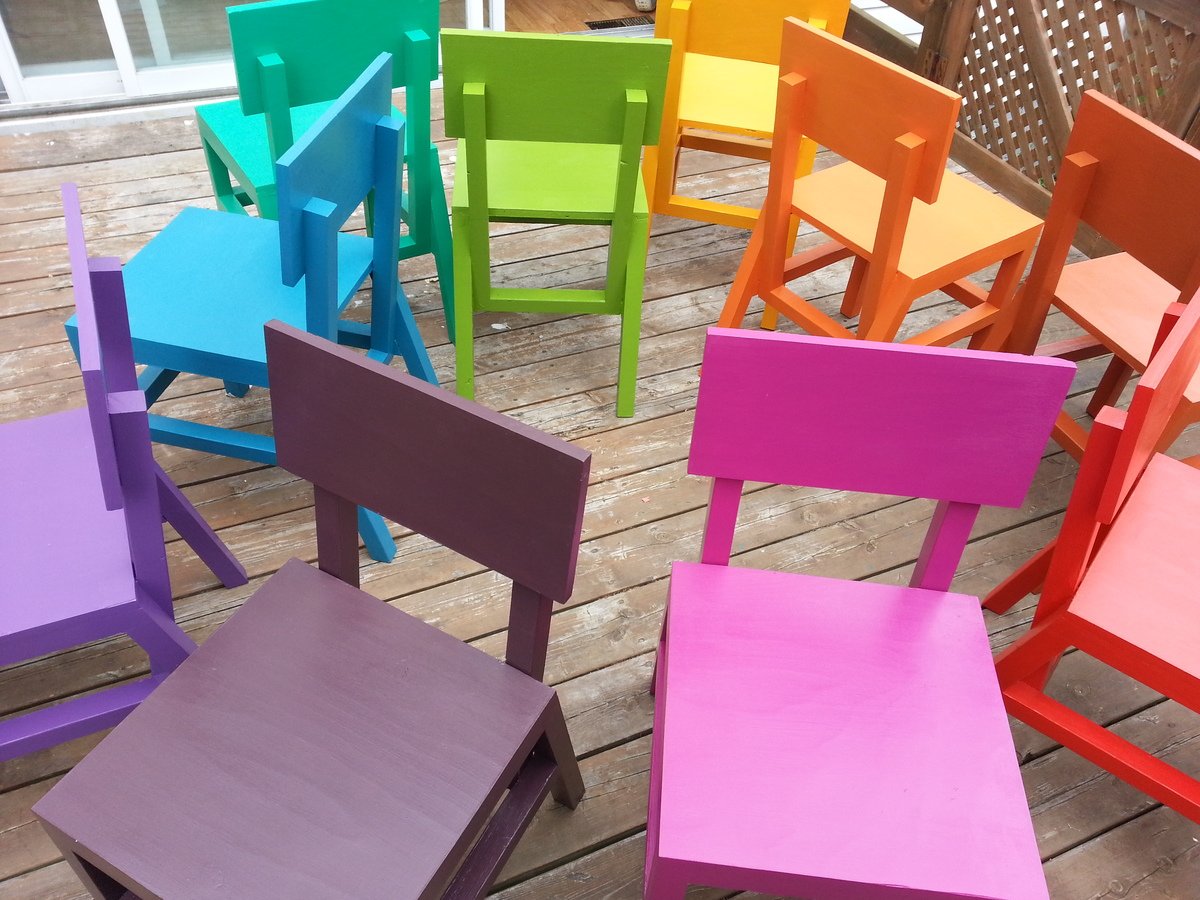 homemade modern chairs