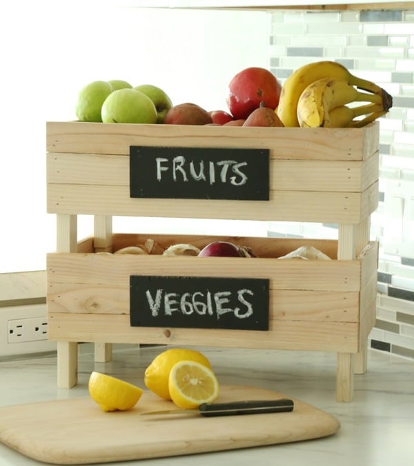 Stackable Fruit and Vegetable Storage Crates Ana White