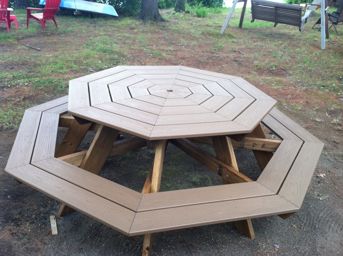 octagonal picnic table ana white