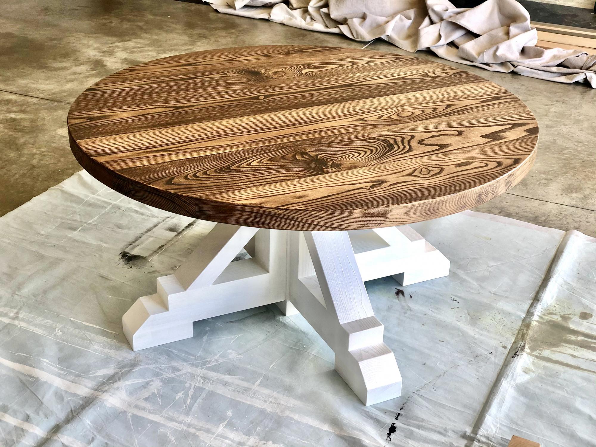 Round Farmhouse Coffee Table White / Liberty Furniture Modern Farmhouse