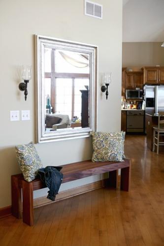 modern farm bench