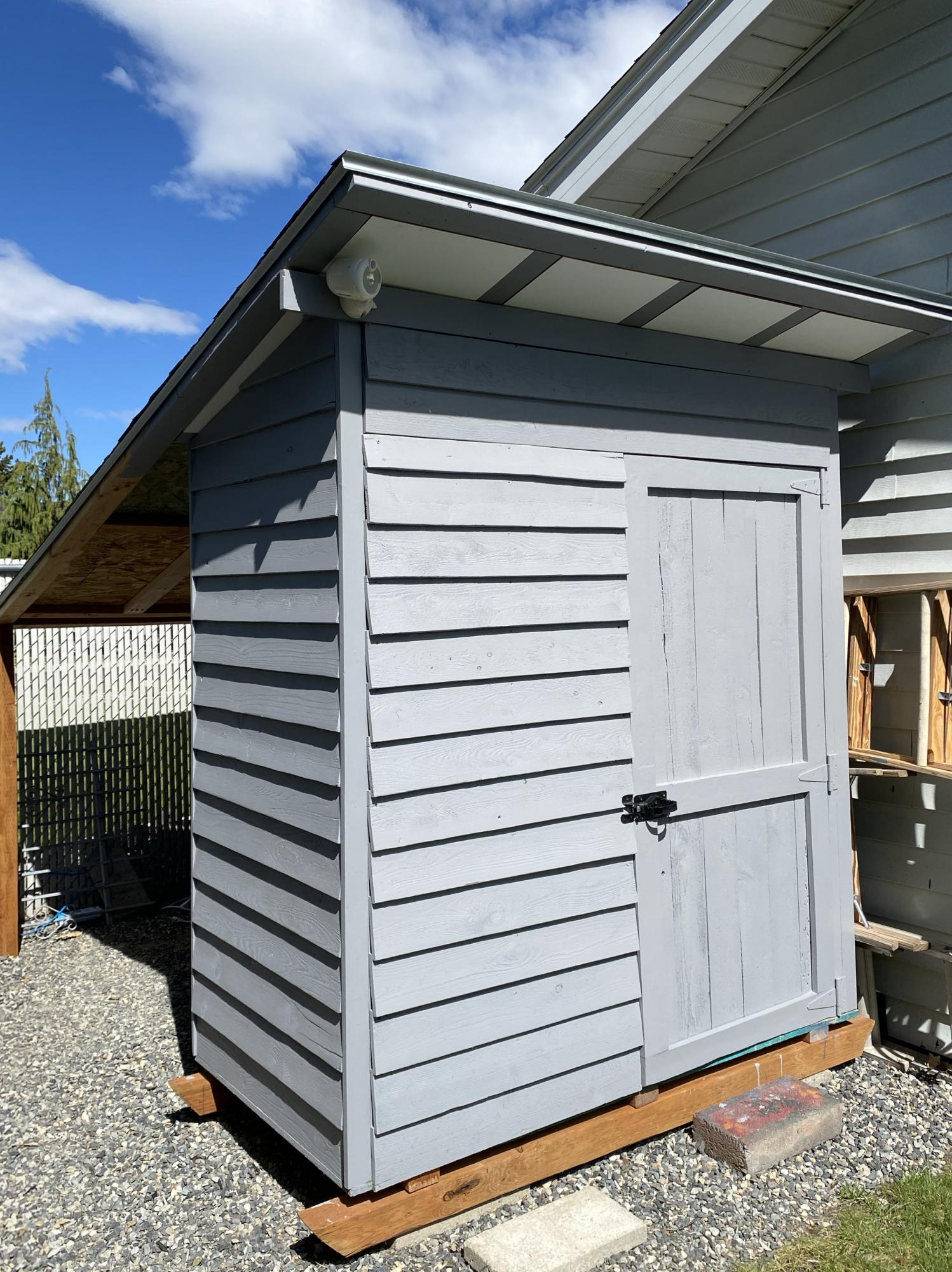 Small cedar shed part- re deux Ana White