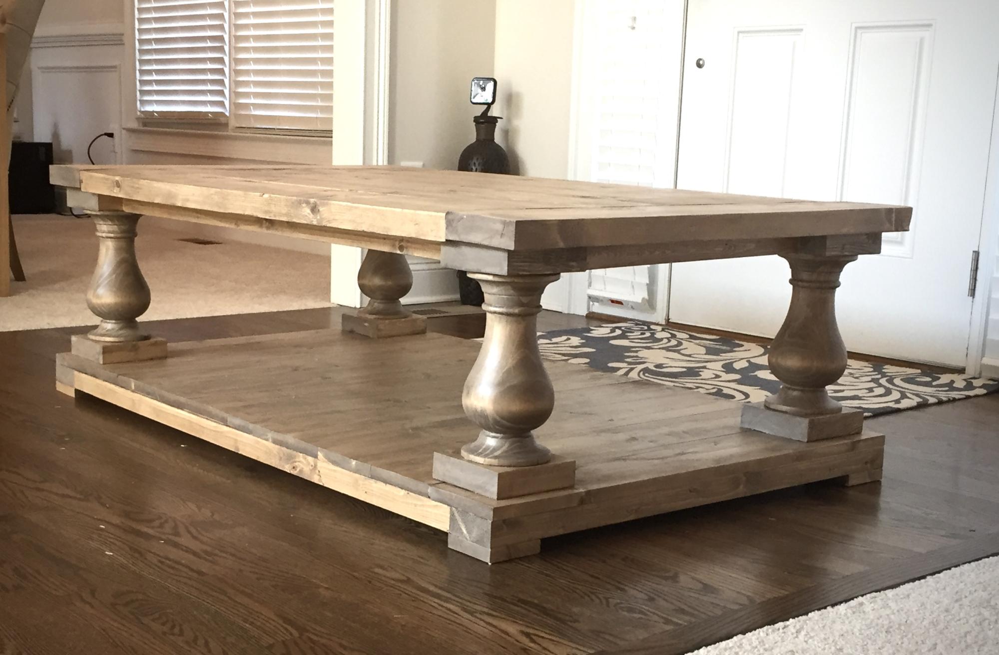 balustrade coffee table