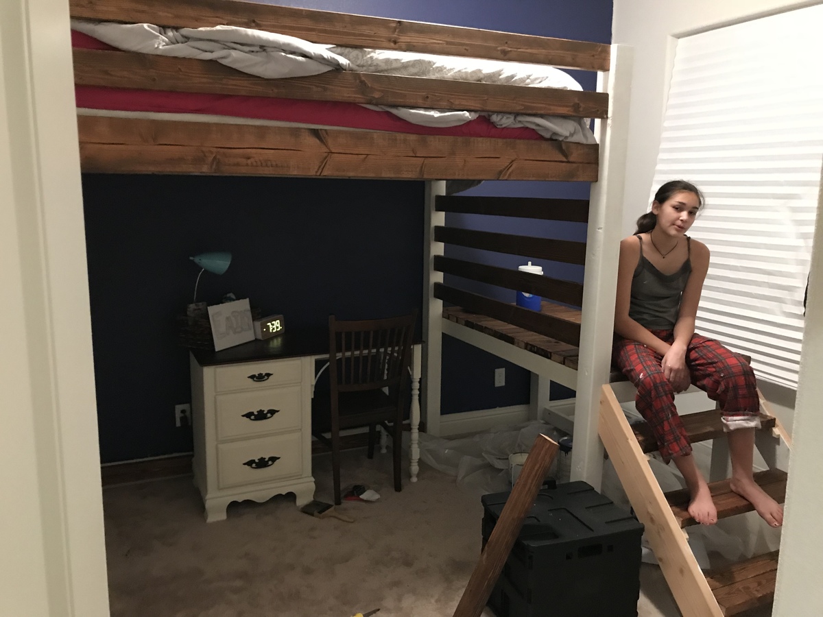 loft bed full for adults