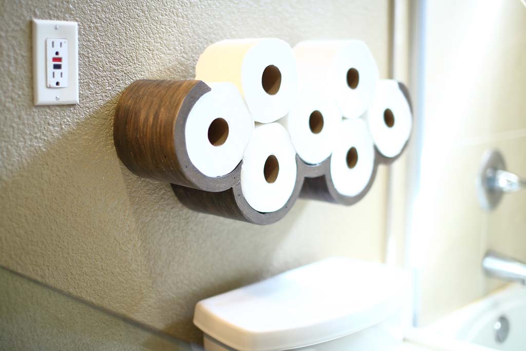 Cloud Toilet paper storage