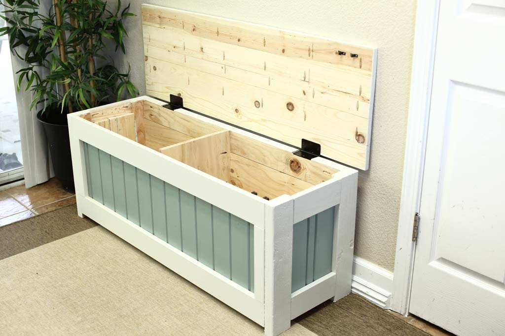 Ana white outdoor clearance storage bench